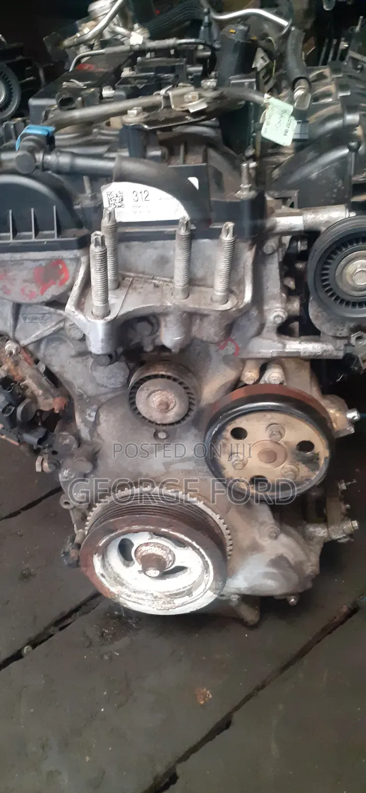 Ford Mustang Engine 2.3l Model 2017