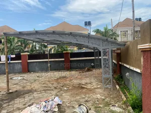 Carports, With Laser Cut Diagnosed Stands