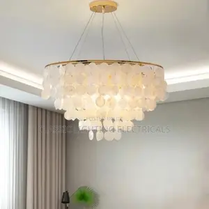 French Shell Chandelier Bedroom Living Room Dining Light