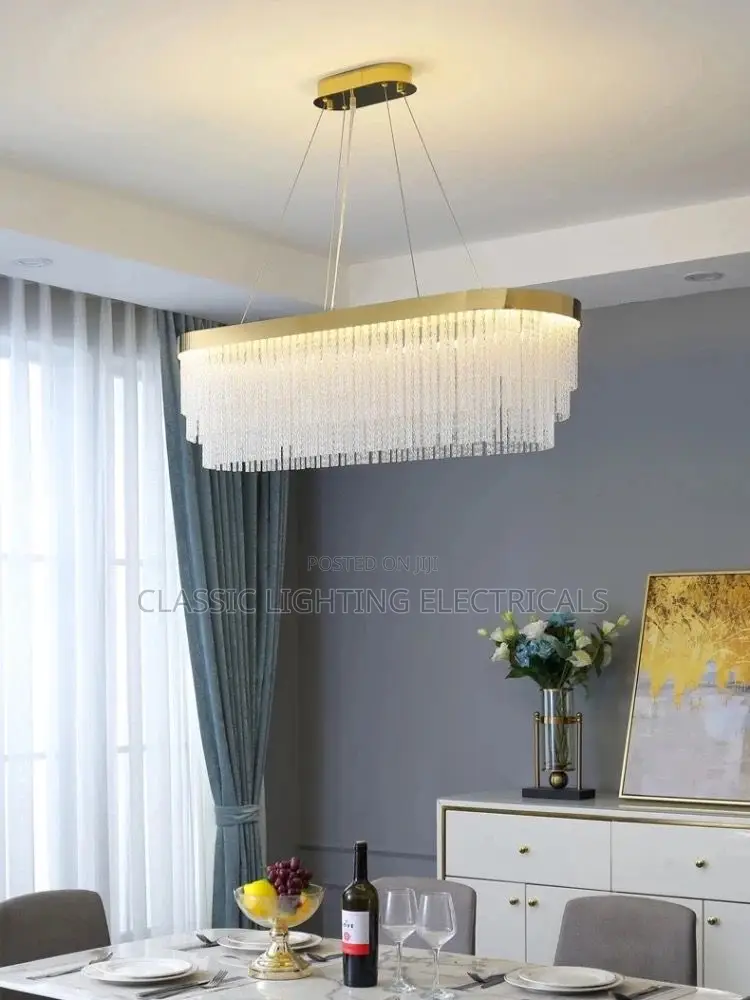 Moden Led Twisted Crystal Ceiling Chandelier Light