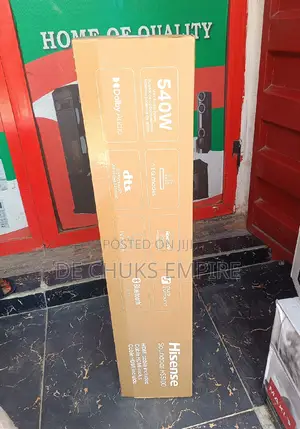 Hisense (540watts)Bluetooth Bass Blast Sound Bar -5.1ch