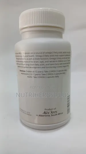 Aloe Ferox Omega-3 Capsules for the Brain and Heart
