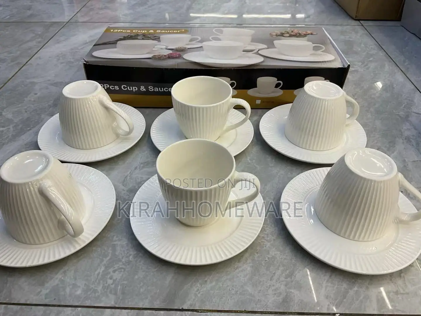 Tea Cup and Saucer ( 12pcs)
