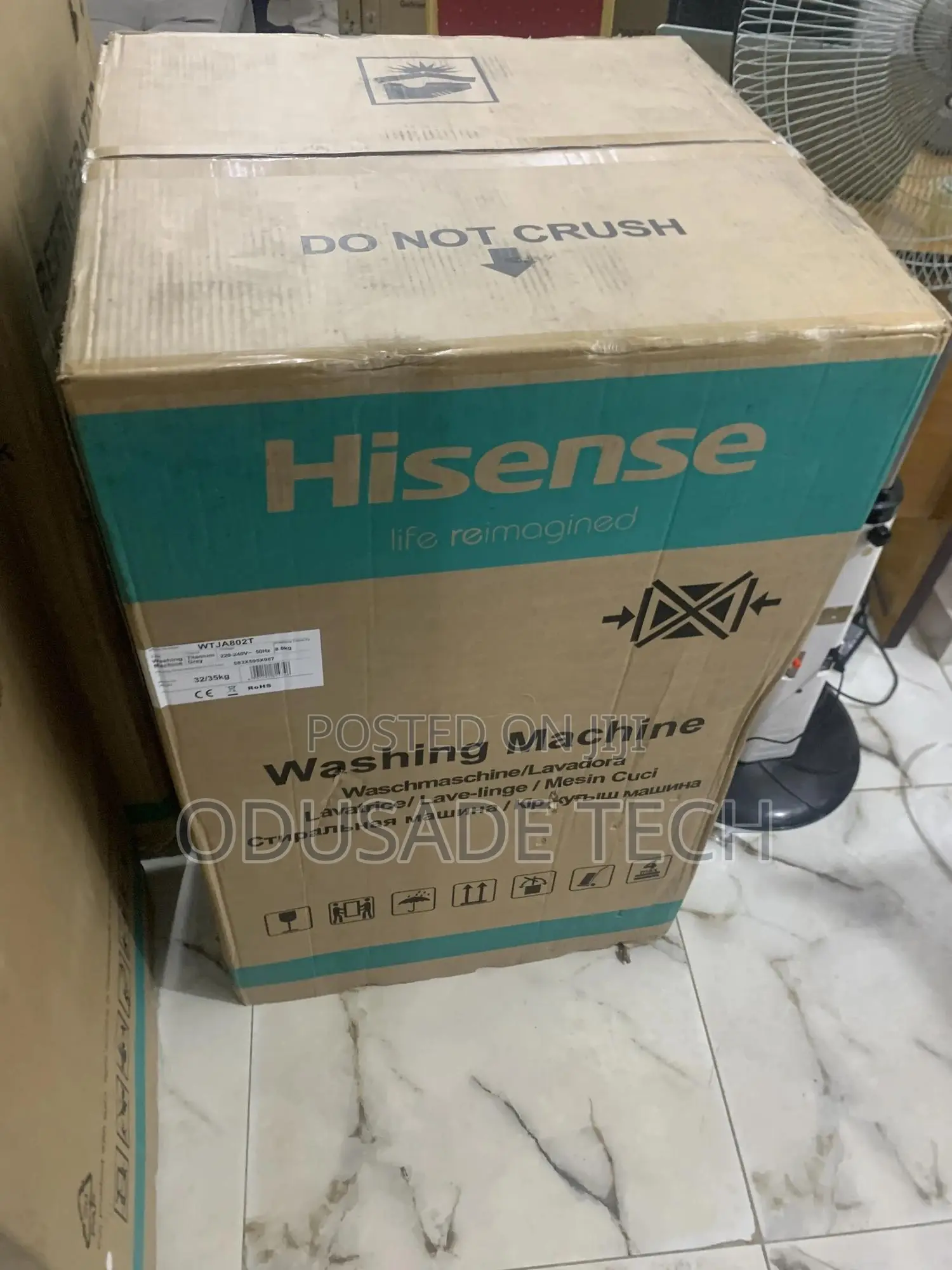 Wash Wizard Hisense 8KG Top Load Automatic Washing Machine