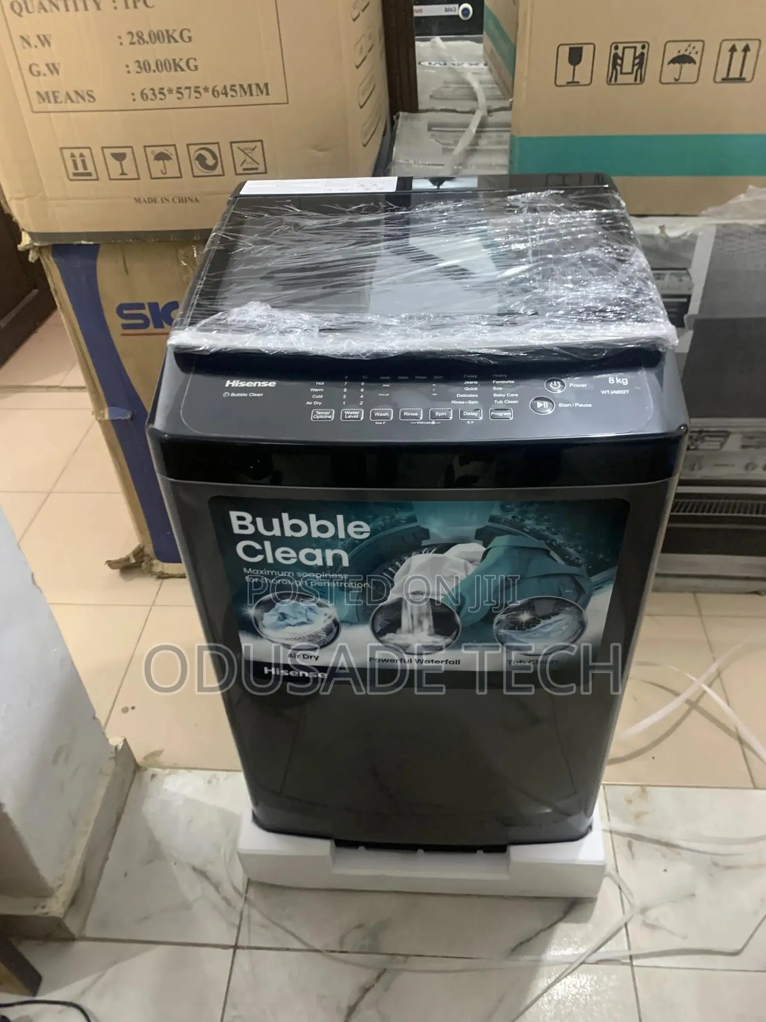 Clean Master Hisense 8KG Top Load Automatic Washing Machine