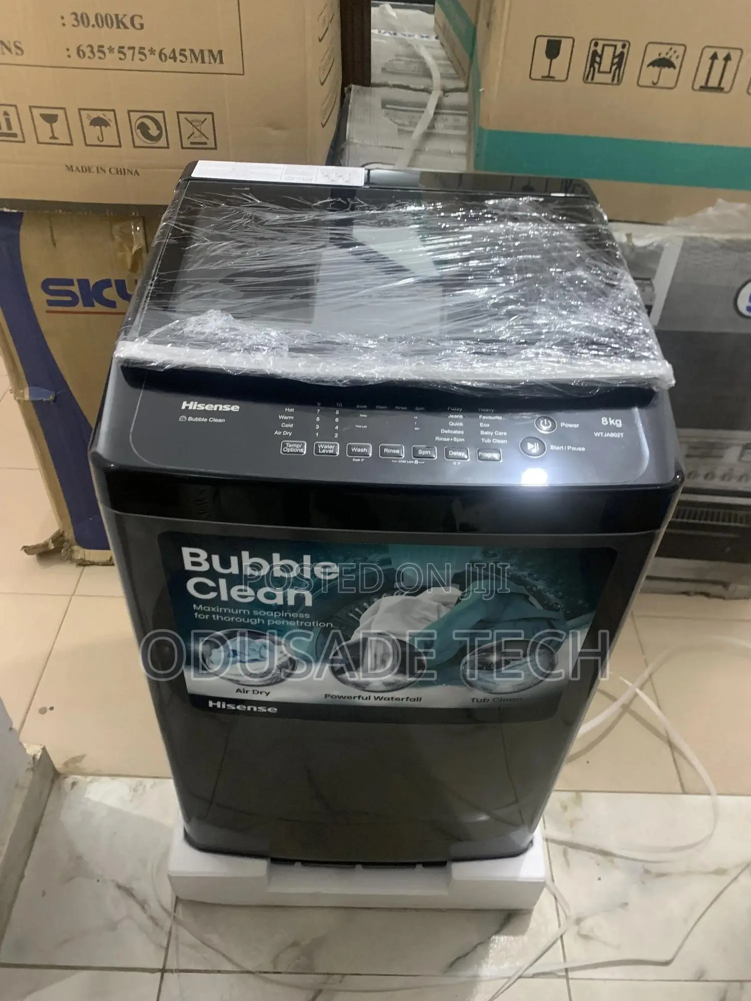 Fresh Start Hisense 8KG Top Load Automatic Washing Machine
