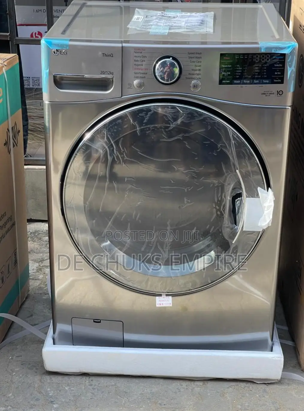 >Lg (20/12kg) Inverter Frontloader Automatic Washer Dryer<