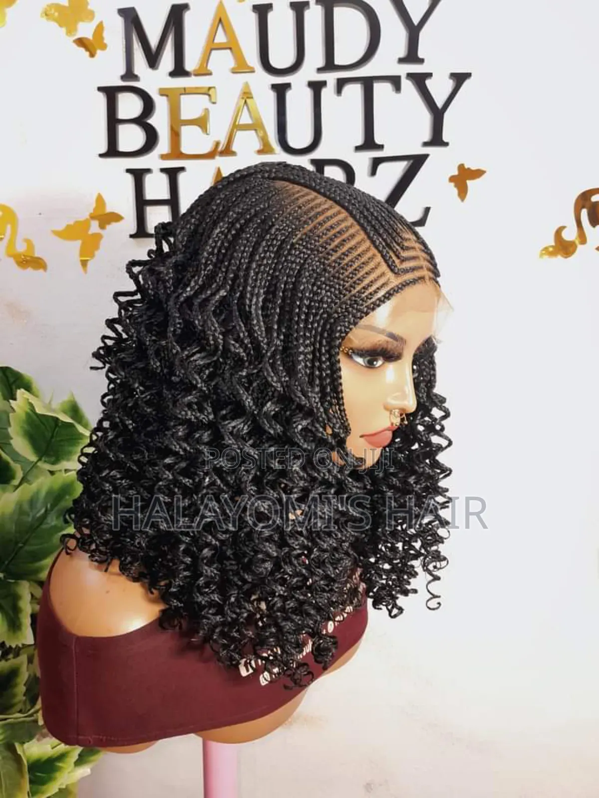 Curly Braided Wig