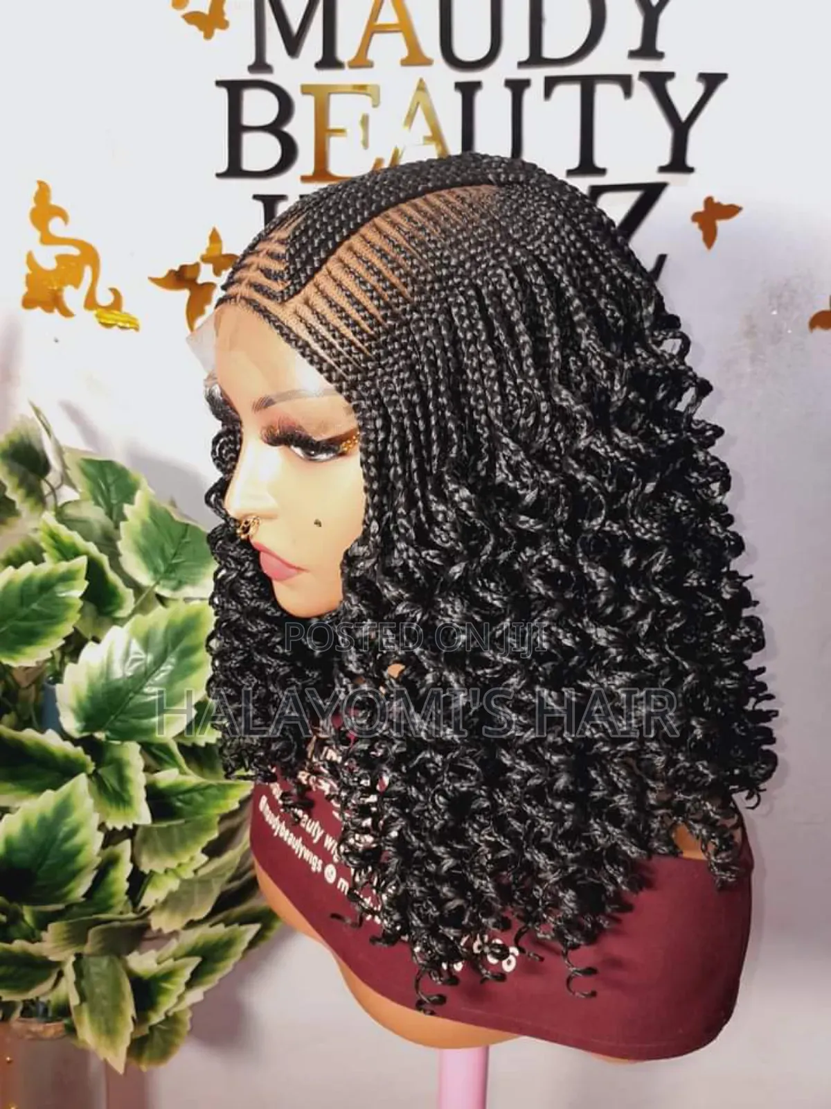 Curly Braided Wig