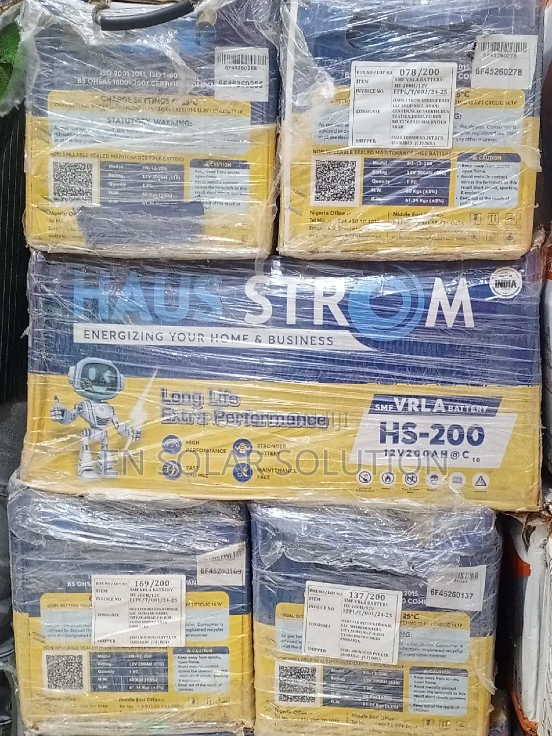 200ahs Dry Cell Solar Battery Available Now