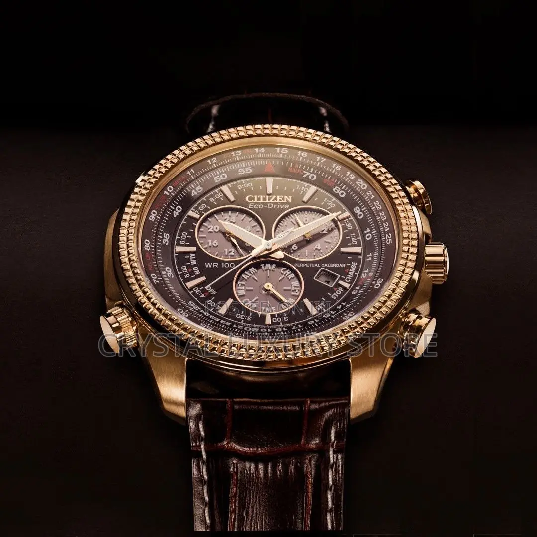 Citizen Authentic Quality Luxury Genuine Leather Wristwatch