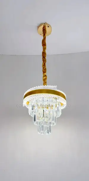 Modern Luxury Crystal Led Ceiling Mounted Chandelier Light