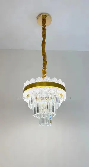 Modern Luxury Crystal Led Ceiling Mounted Chandelier Light
