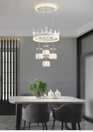 Modern Luxury Crystal Led Four Droppings Chandeliers Light