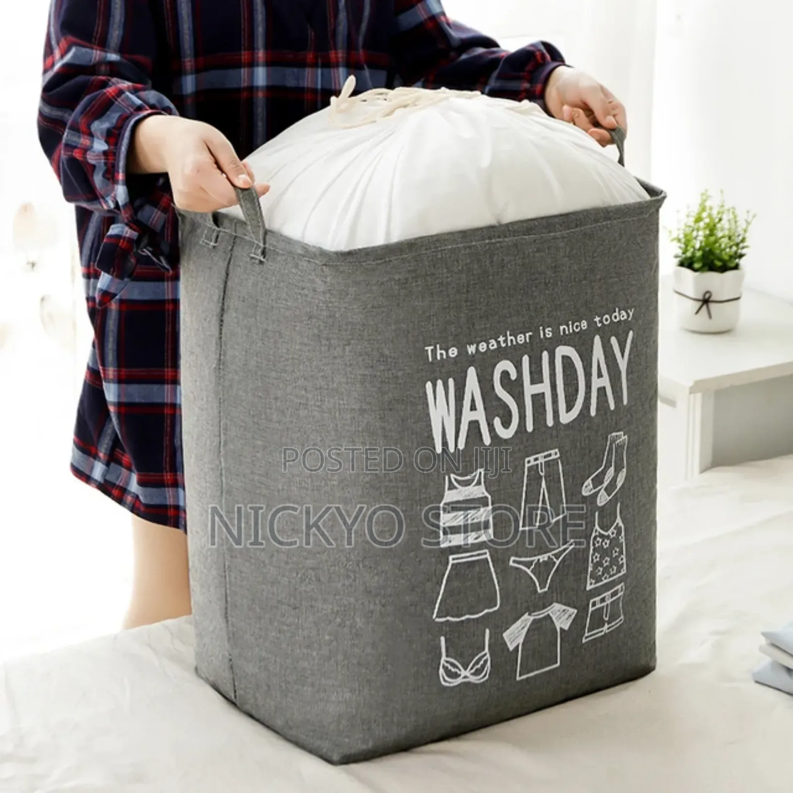 Foldable Laundry Basket Hamper