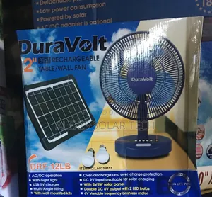 Solar Table Fan
