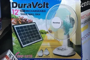 Table Top Rechargeable Solar Fan