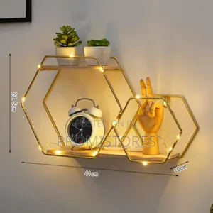 Metal Wall Mounted Decorative Shelves