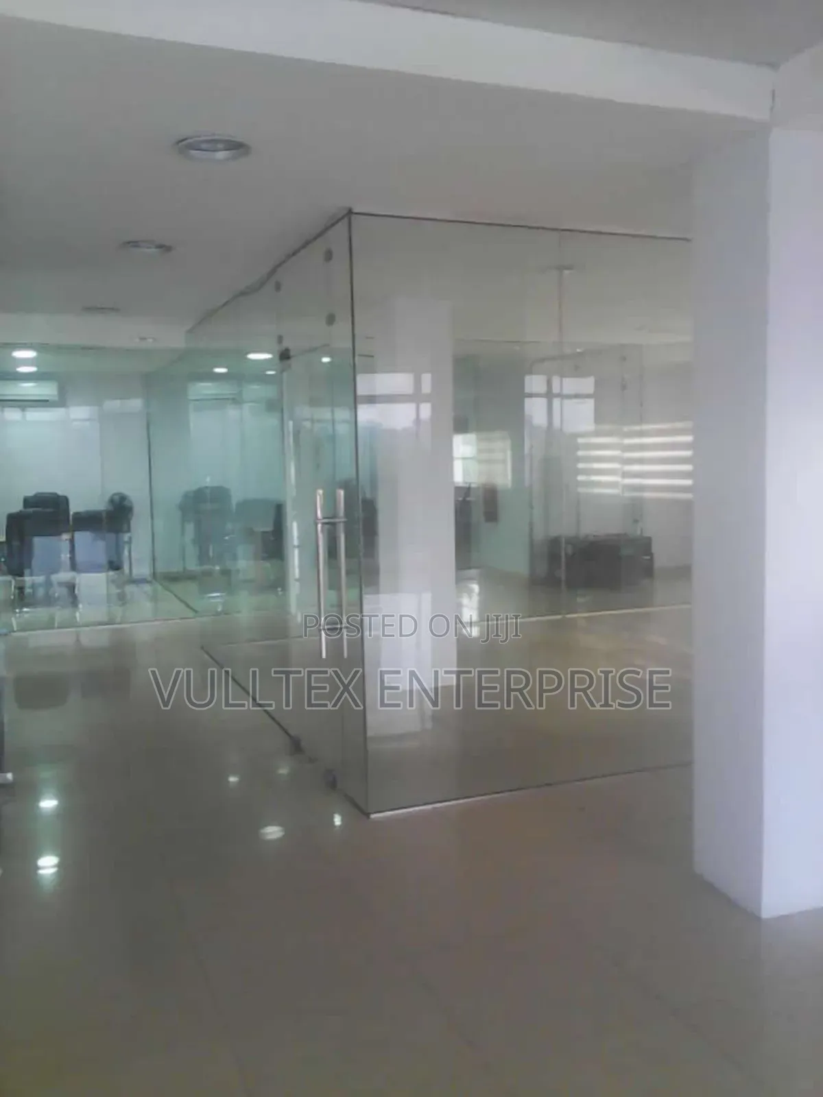 Full Glass Office Partition.
