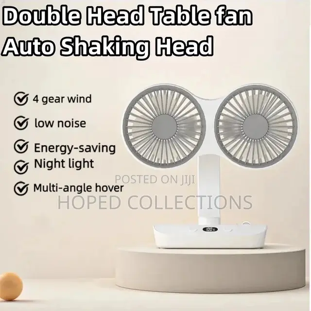 New Desktop Doubled Head Fan