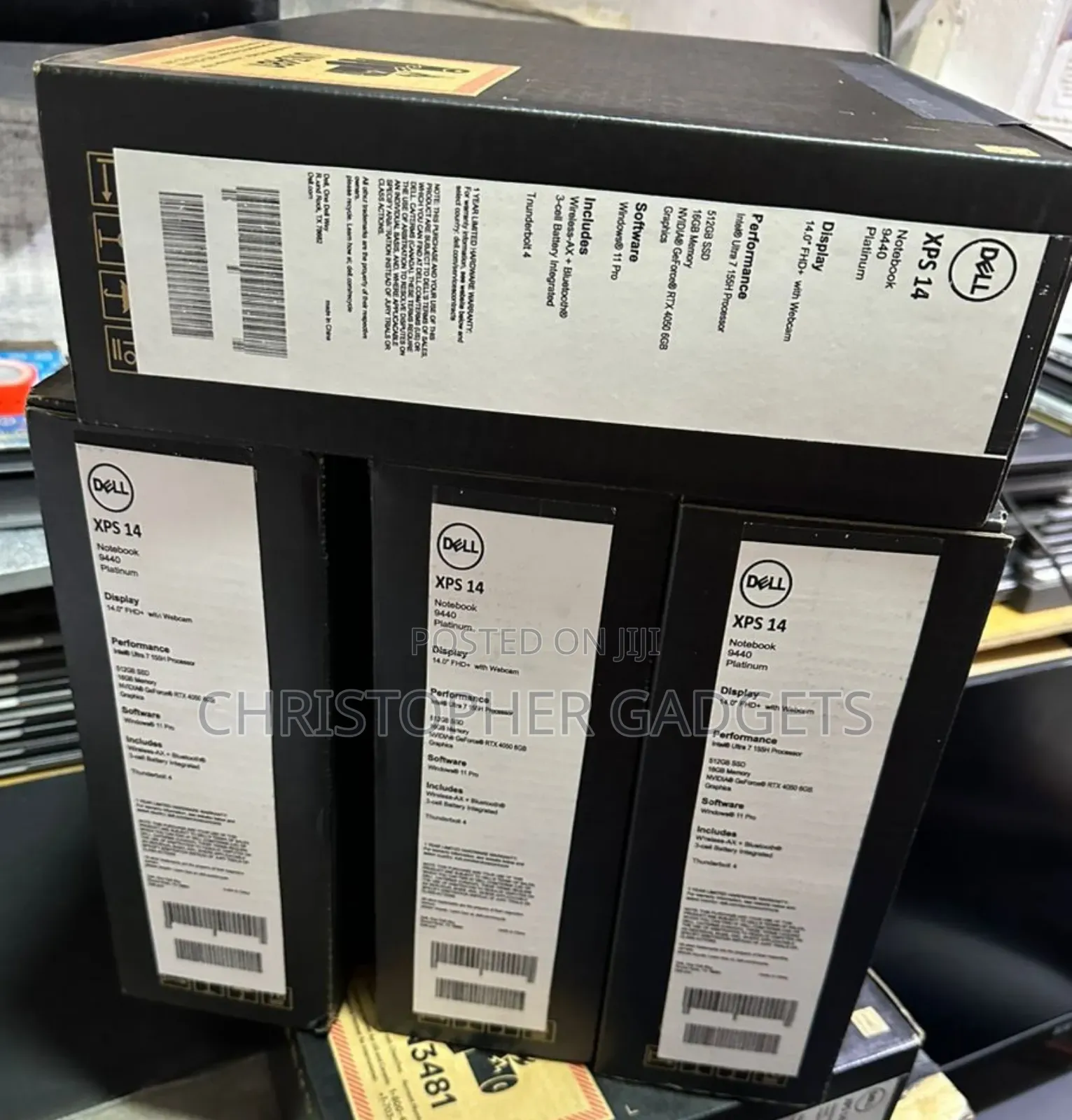 New Laptop Dell XPS 14 9440 16GB Intel Core Ultra 7 SSD 512GB