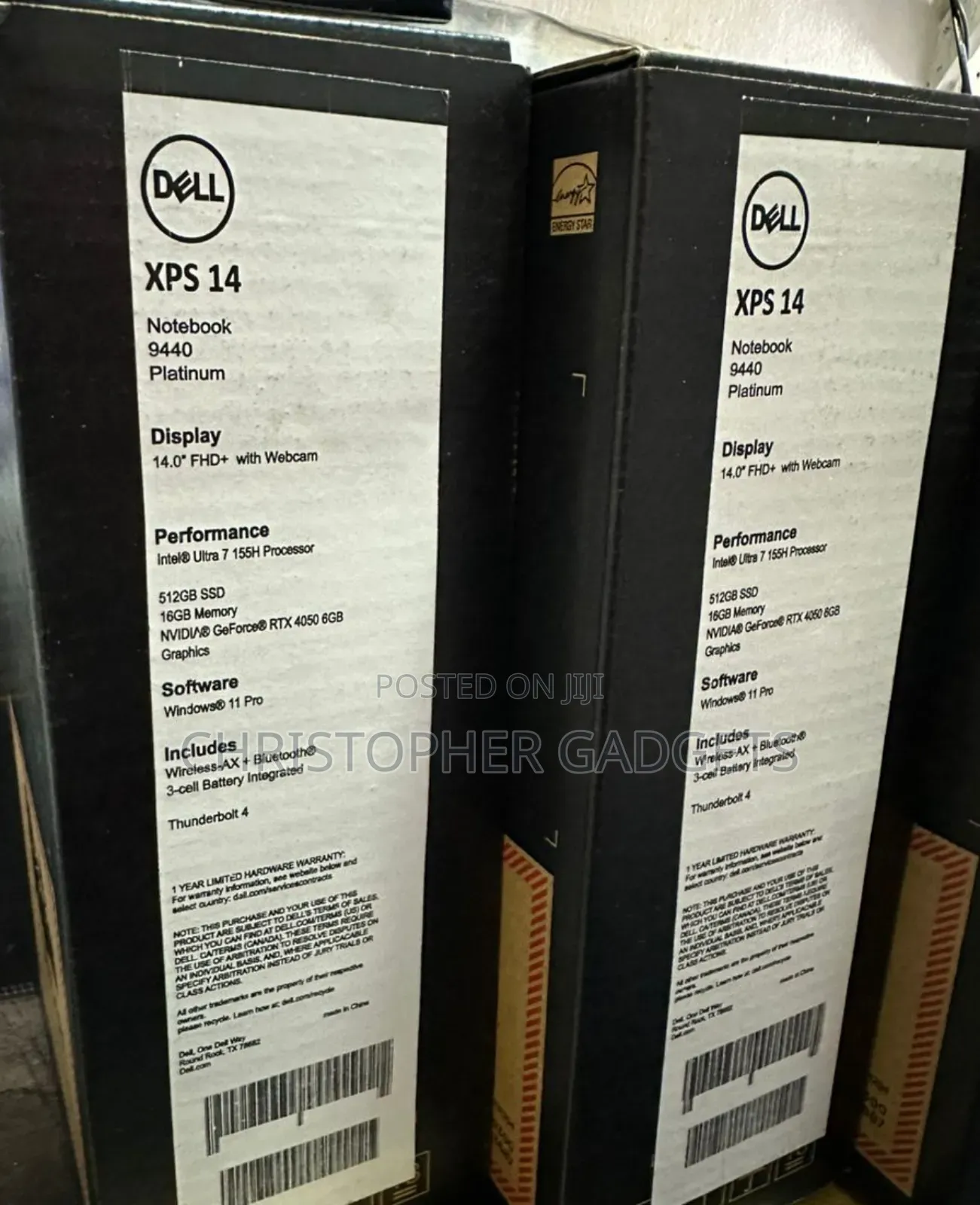 New Laptop Dell XPS 14 9440 16GB Intel Core Ultra 7 SSD 512GB