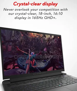 New Laptop Dell Alienware M18 R2 32GB Intel Core I9 SSD 2T