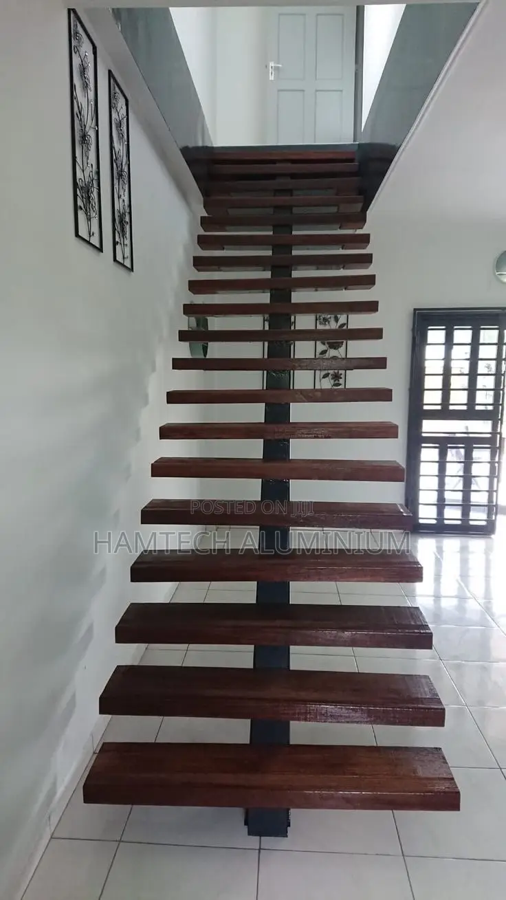Mahogany Wood Iron Step