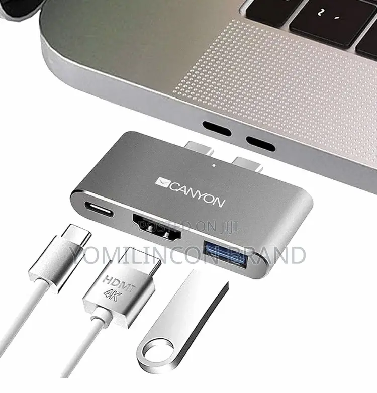 CANYON 3-in-1 Thunderbolt 3 Docking Station With 3.0 USB Hub