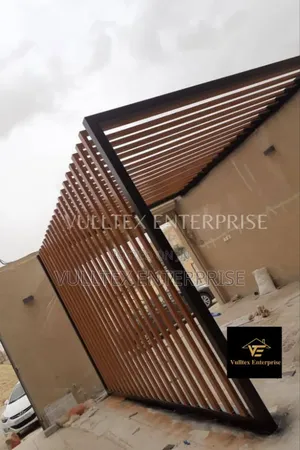 Pergola With Steel Stations
