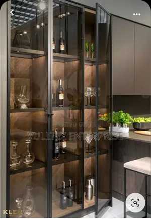Glass Shelves Door