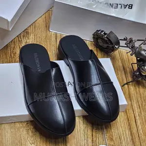 BALENCIAGA Leather Calfskin Half Shoe