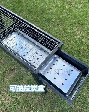 Portable Charcoal Indoor/Outdoor BBQ Grill With Drawer