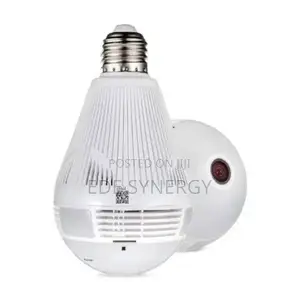 HD View Wi-fi Panoramic CCTV Spy Hidden Camera Bulb