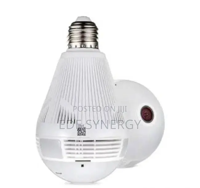 HD View Wi-fi Panoramic CCTV Spy Hidden Camera Bulb