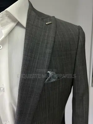 Pure Cotton Italian Silk Fabric 1 Button Official Men’S Suit