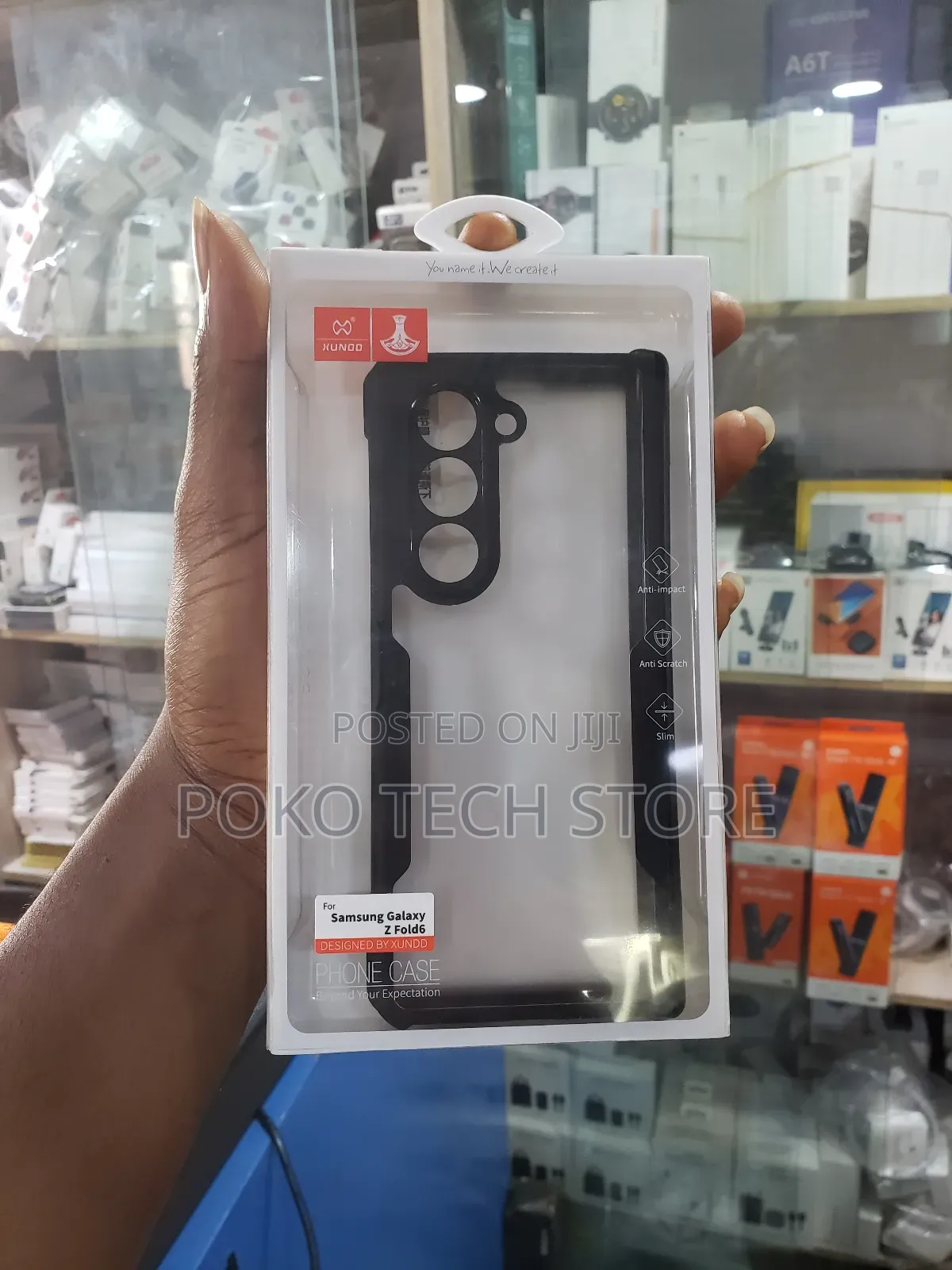 Beatle Series Case With Hinge Microfiber+Glass for Sam Fold3