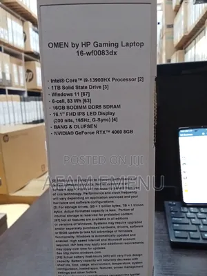 New Laptop HP Omen 16 16GB Intel Core I9 SSD 1T