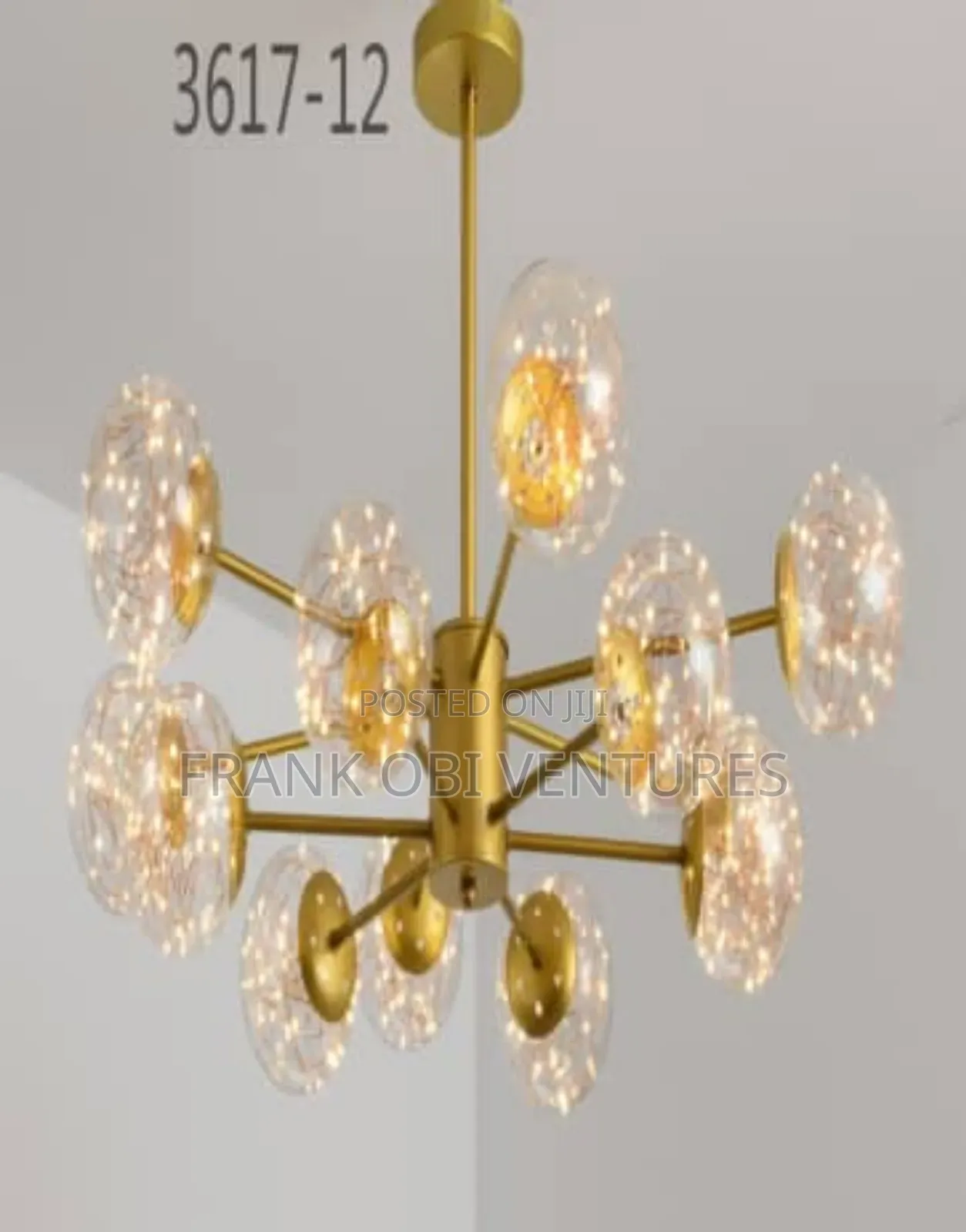 Frosted Chandeliers