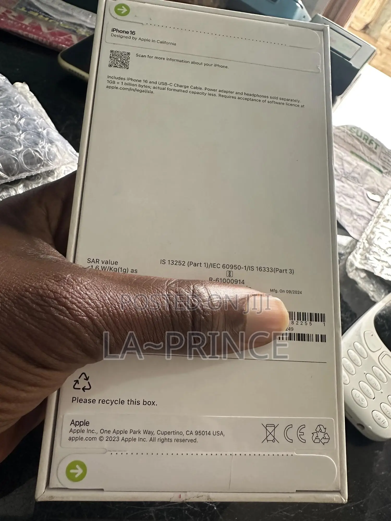 New Apple iPhone 16 128 GB Green