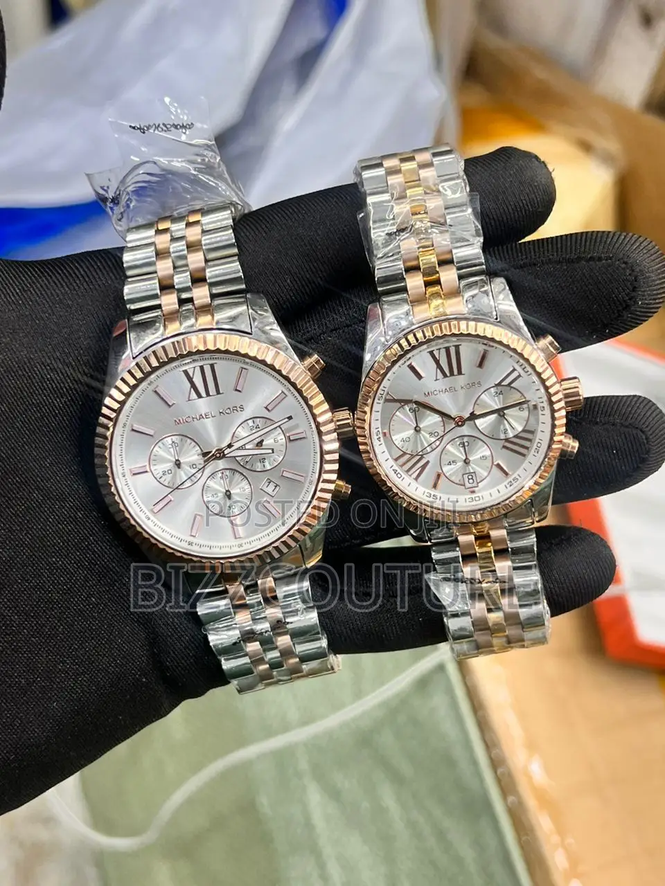 Original Michael Kors Chronograph Silver Chain Watch