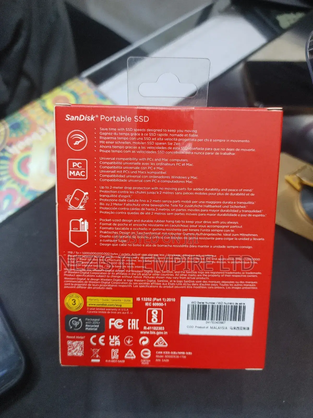 Sandisk Ssd Extranal Drive