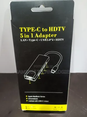 Type C to HDTV 5 in 1 Adapter