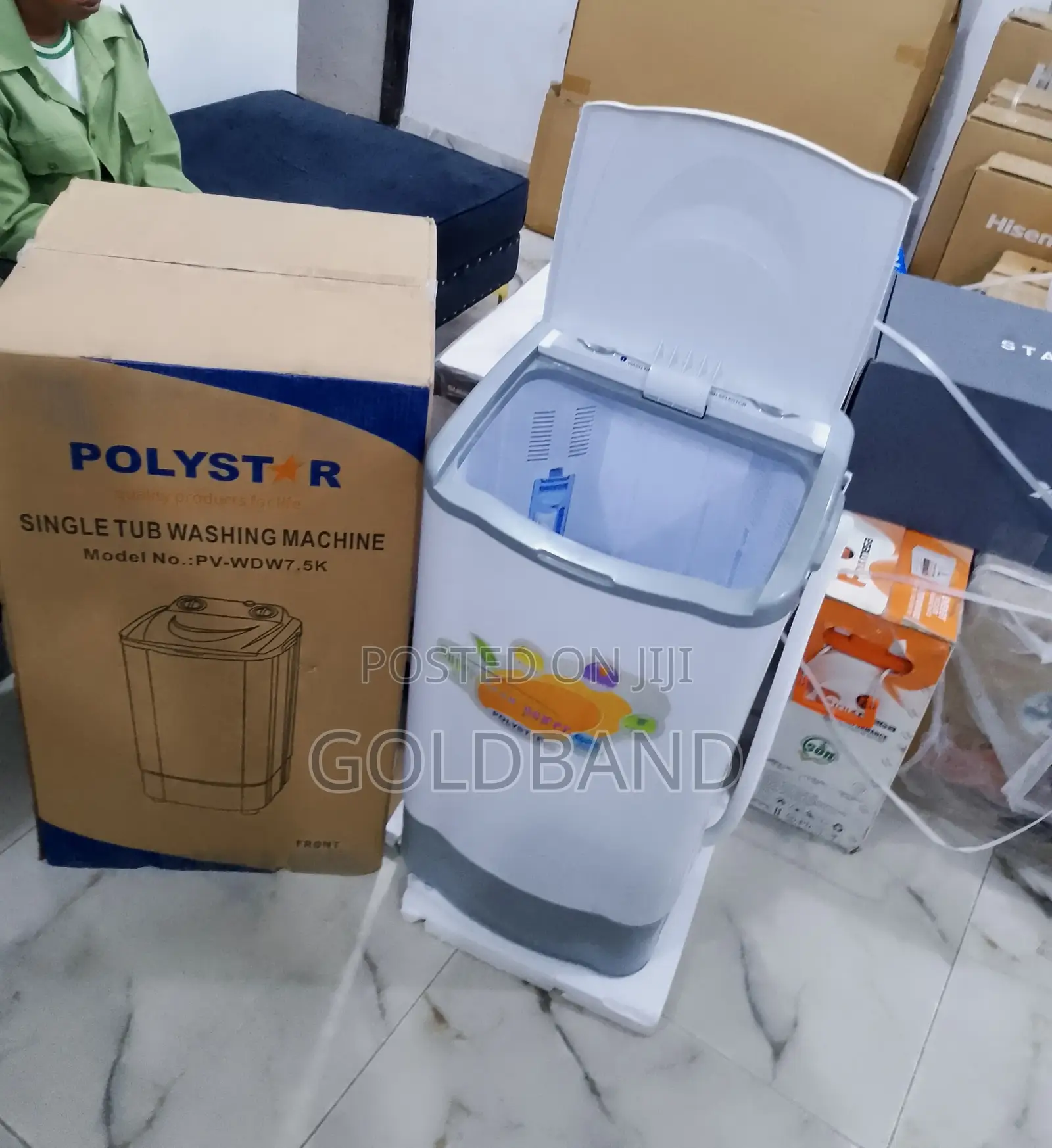 Rust Proof Polystar Single Tub Top Loader Washing Machine