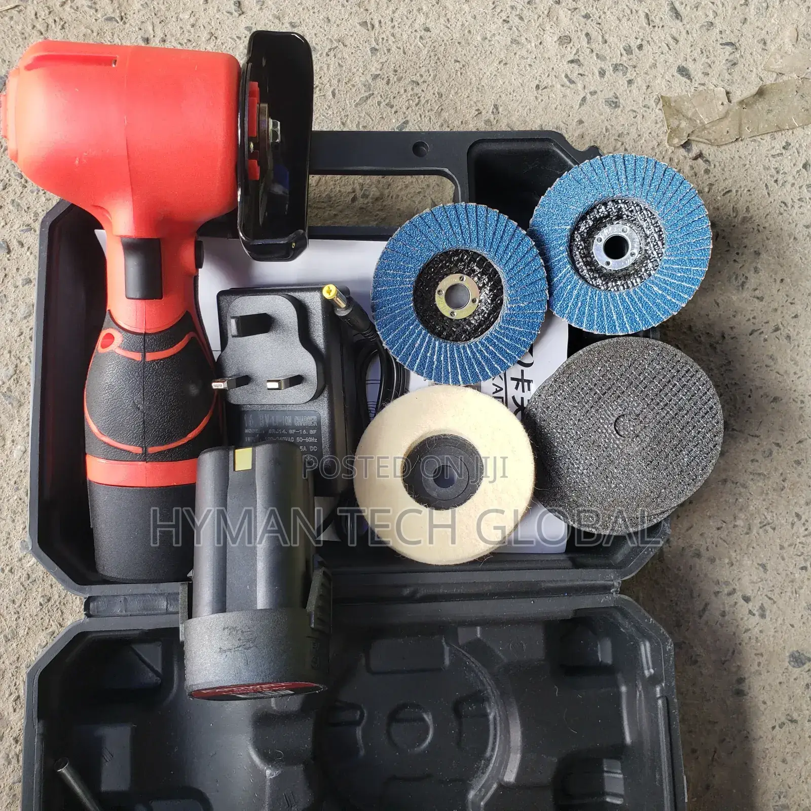 16.8v Mini Brushless Angle Grinder