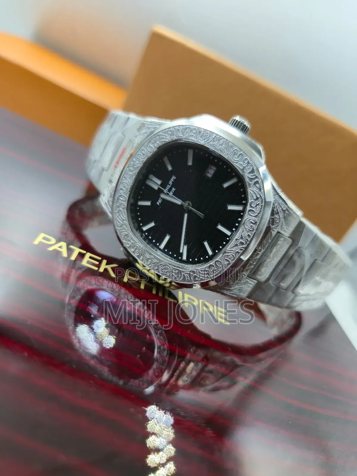 Patek Philippe Silver Engraved 