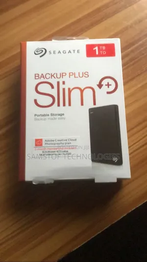 Seagate 1TB Backup Plus Slim Portable Hard Drive