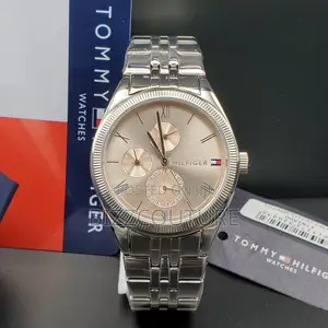 Original Tommy Hilfiger Chronograph Silver Chain Watch