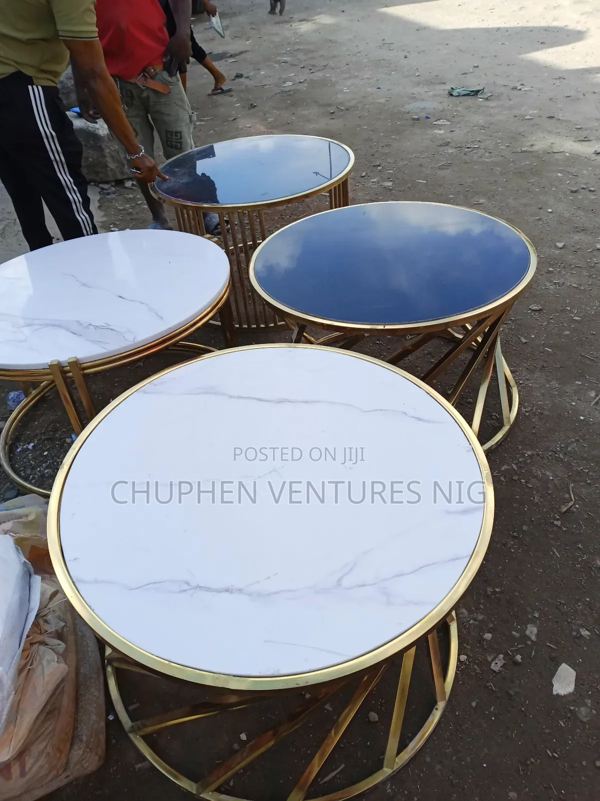 Center Table With Granite Top