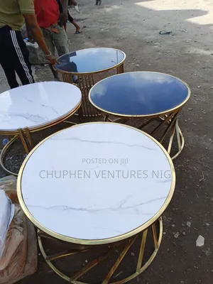 Center Table With Granite Top